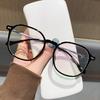 8191 Anti-Blue Glasses Women'S Polygonal Irregular Frame Can Be Equipped With Degree Myopia Glasses