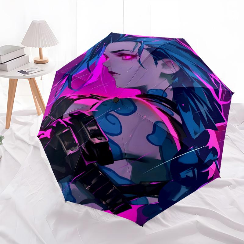 1pc Game L-Lol Umbrella, Sun Protection, And UV Shielding. It Has Eight Sturdy Ribs for Outdoor Use And Perfect As a Holiday Gift
