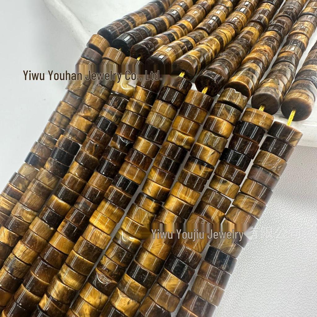 3x6mm Mixed Stone Spacer Beads for DIY Jewelry Making