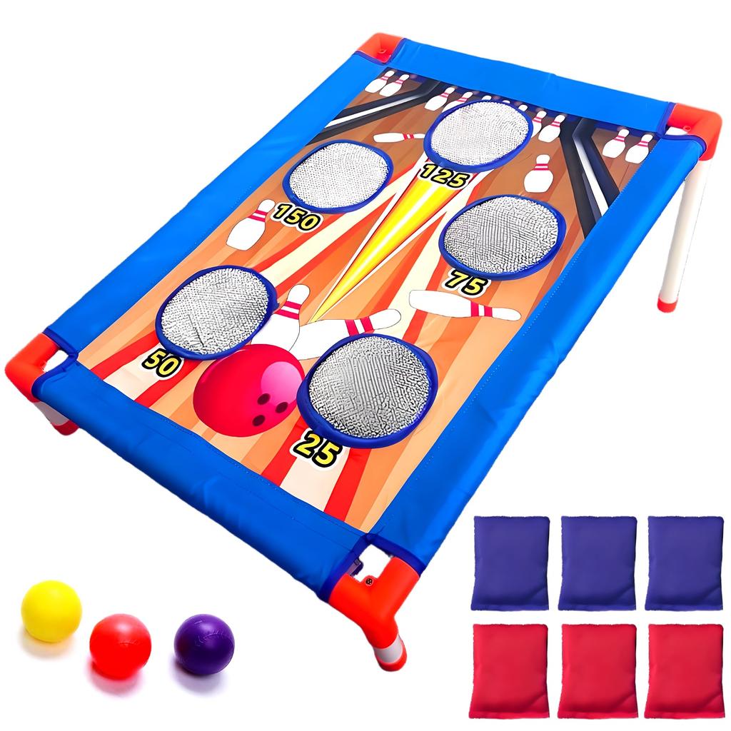 1/5 HolesThrowing Game Sandbag Board Training Sandbag Throwing Toy Bouncing Game Board Set Outdoor Sports Bowling-style Design