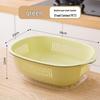 Double-Layer Vegetable and Fruit Washing Basket