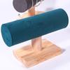 Wood Bracelet Display Stand Stylish Jewellery Holder Jewelry Storage Organizer for Wristchain Bangles Accessory Rack