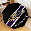 Ravens Team Spirit Umbrella Folding Umbrella, Automatic Umbrella 8-Frame for Travel, Camping Use Gift for Halloween Christmas