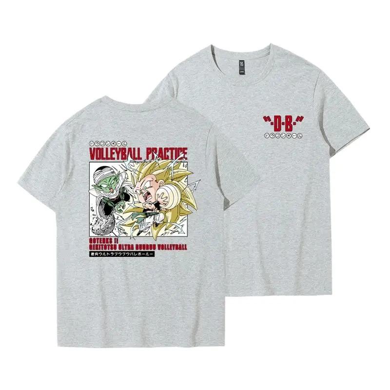 

Dragon Ball Super Saiyan Goku Awaken Chibi T-Shirt, Unisex Anime Fan Streetwear Tee, 100% Cotton Casual Short Sleeve Top XXXL зелений
