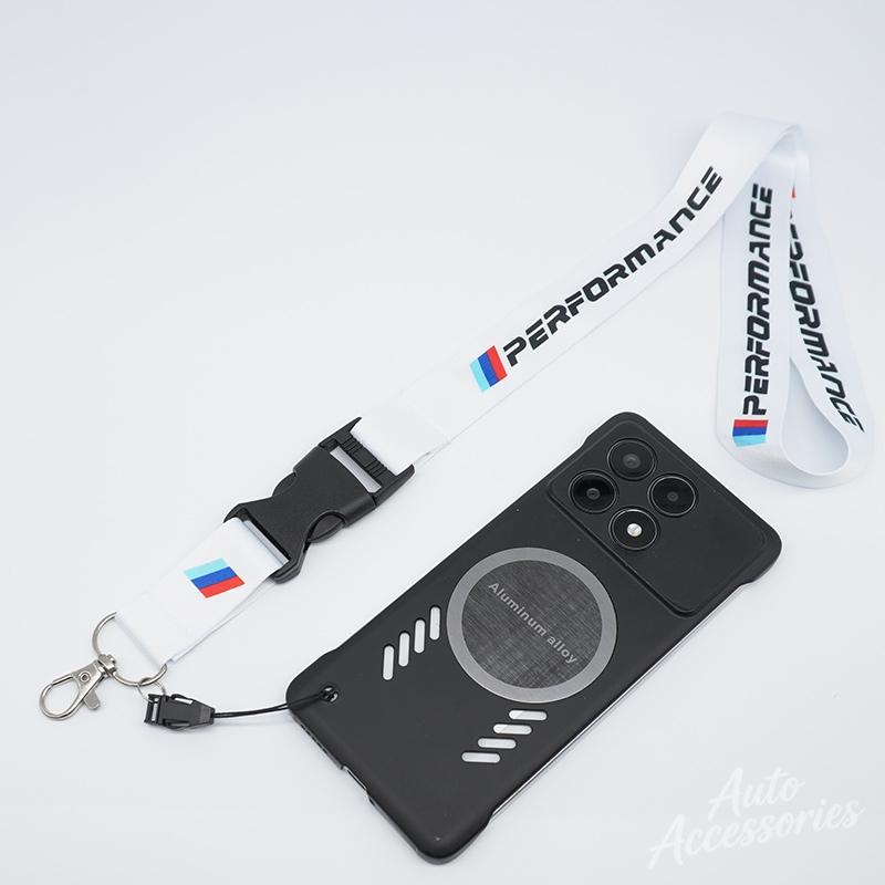 AAACC1 Car Lanyard Pass Work ID Mobile Neck Strap Keychain Accessories For BMW Performance E46 E60 E90 E39 E87 E36 E92 E70 E91 X3 X5 X1