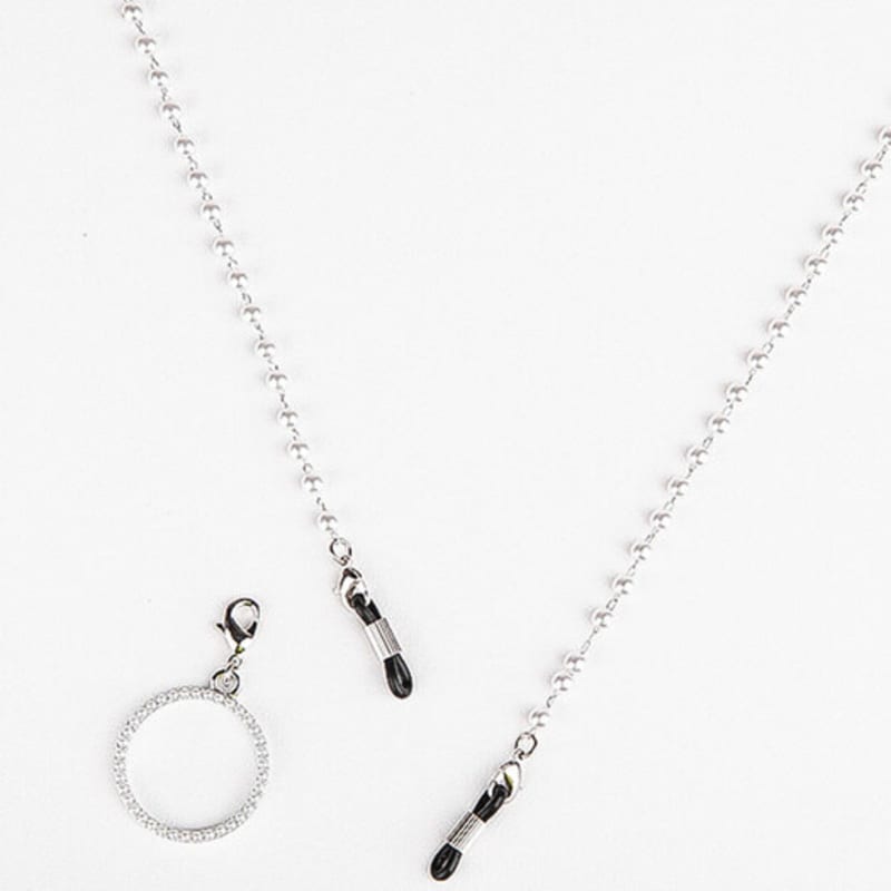 

SPRING STRINGS Surgical Pearl Chain Silver