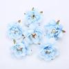 5Pcs Artificial Flowers 7.5cm Fake Flowers Heads for Home Room Dceor Garden Wedding Marriage Decoration Garland Gifts Accessory