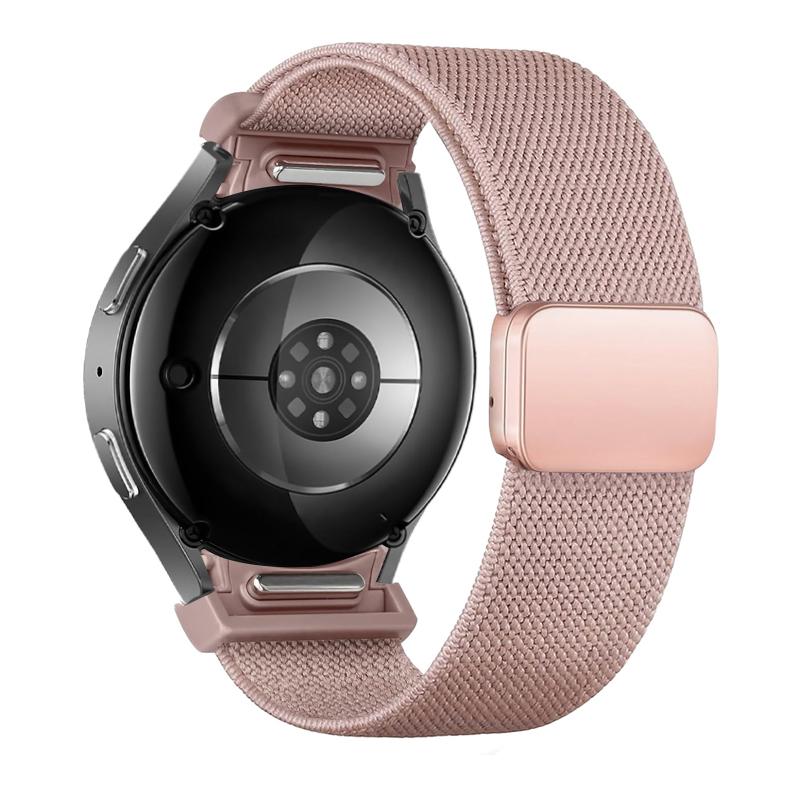 Band For Samsung Galaxy Watch 7/6/5/4/5 Pro 44mm 40mm No Gaps Magnetic Nylon sport correa bracelet Galaxy watch 6 classic Straps
