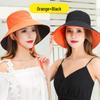 Women's Summer Fisherman Sun Hat with Large Brim and UV Protection, Customizable Logo, Printed Design.