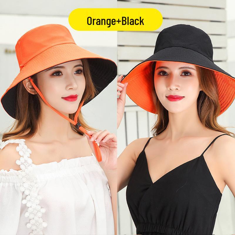 Women's Summer Fisherman Sun Hat with Large Brim and UV Protection, Customizable Logo, Printed Design.