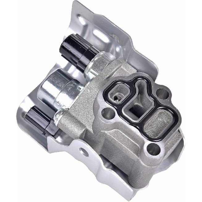 Spool Valve Assembly with Oil Pressure Switch - VTEC Solenoid - Compatible with Honda & Acura Vehicles - Accord 2.4L, Civic 2.0L, CR-V, Element, RSX