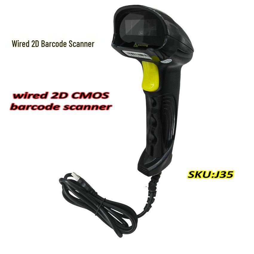 QR-Code & 1D Drahtloser Barcode-Scanner mit Bluetooth für Logistik & Apotheke