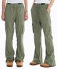 DEAR,ME Two-Way Zipper Bootcut Cargo Pants [Khaki]