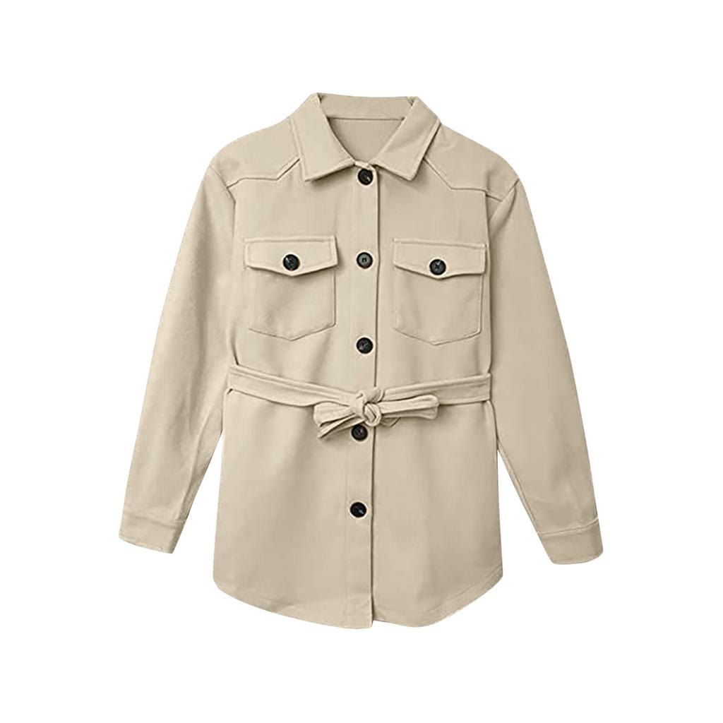 Damenmode, lässig, einfarbig, Strickjacke, formelle Langarmjacke