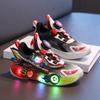 Boys' sneakers, new spring and autumn children's cartoon shoes, soft-soled fashionable running shoes for little boys, dad shoes