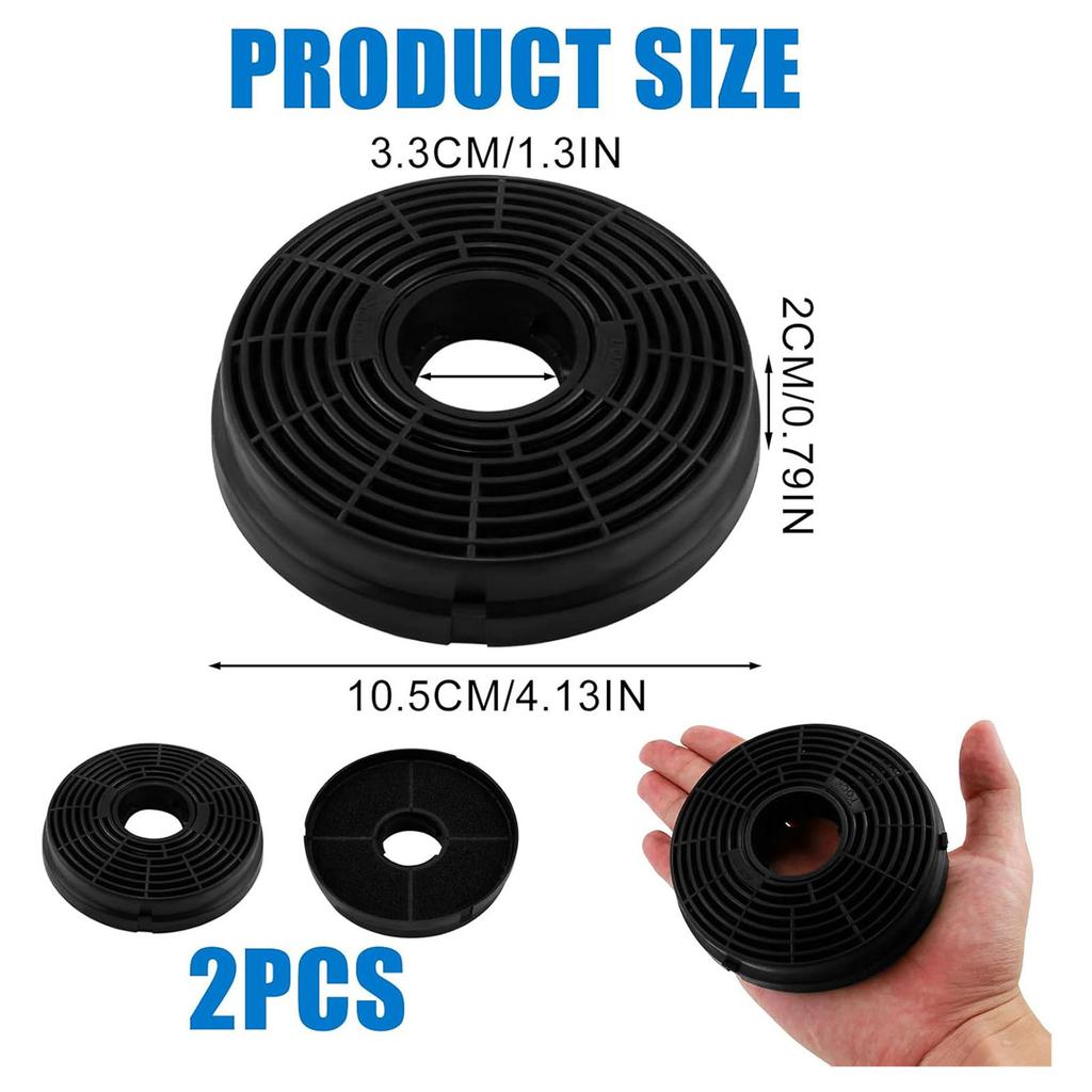 Sada 2 filtrů odsavače par Kuchyňský absorpční filtr Filtr odsavače par Vhodný pro kuchyňské ventilační systémy