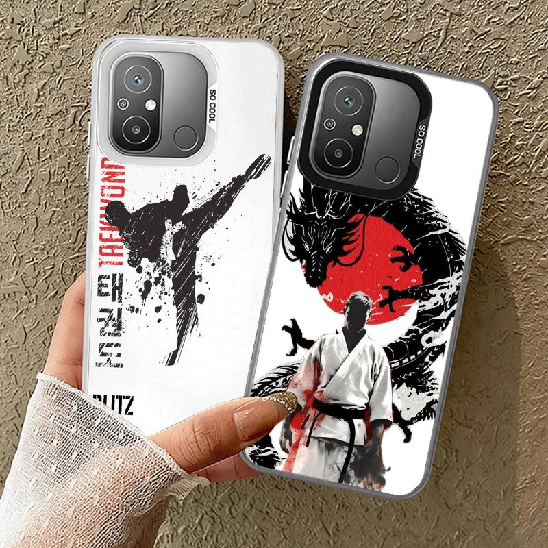 Taekwondo Kungfu Desgin Shockproof Phone Case for Xiaomi Poco X7 X6 X5 X3 Pro F7 Ultra M8 Redmi 15C 15 14C 13C 12C 10C 13 12 10