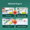 Shofine 60x40mm Green Pharmacy Label Tape 10-Pack