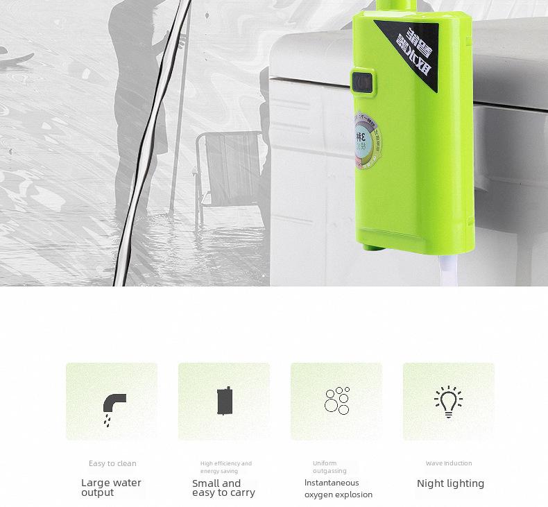 Smart Induction Fishing Pump: Multi-Function Water Extractor & Oxygenator