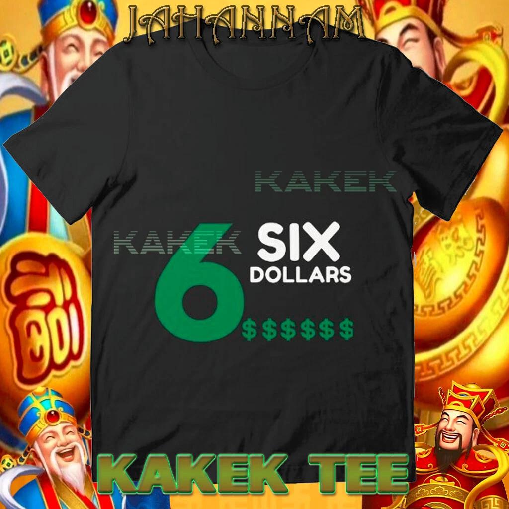 New 6 dollar T shirt Logo T shirt Funny Logo TEE T shirt Size S to 5XL 2XL