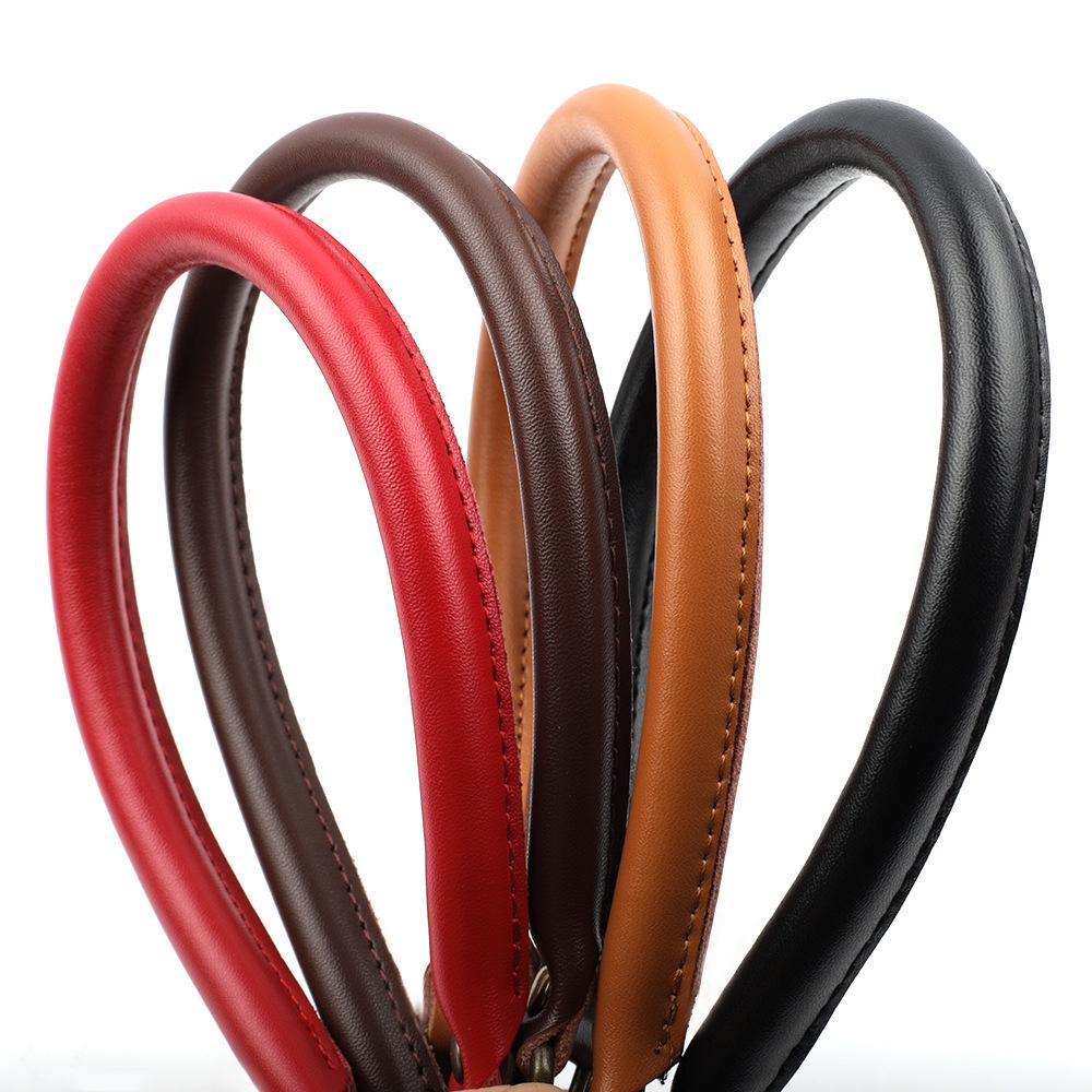 Genuine Leather Handbag with Cowhide Strap and DIY Accessories