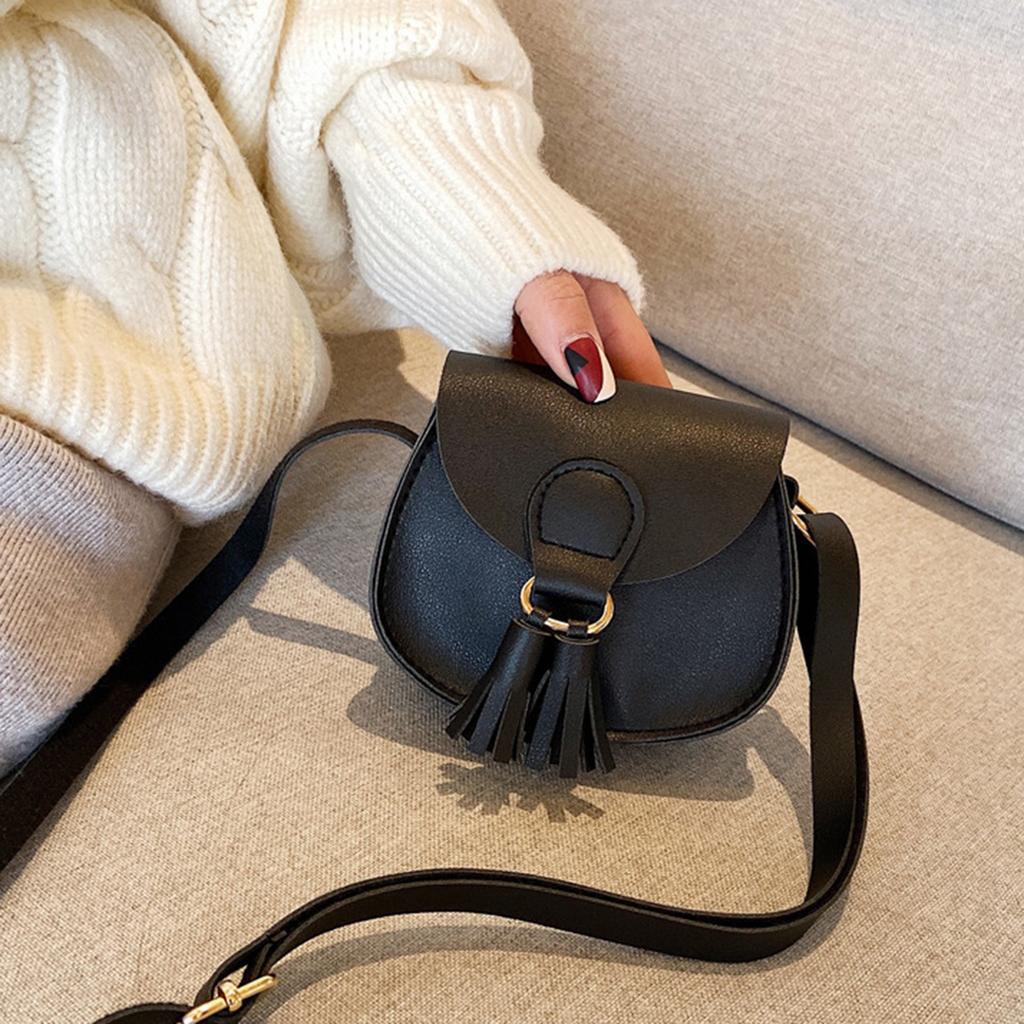 Cute PU Leather Shoulder Bag Crossbody Bags for Girls Children Small Coin Purses Multi-function Purse
