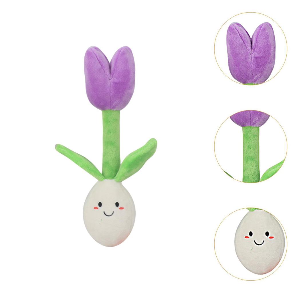 Tulipanowa Mata Puzzle Zabawka Węszący Pies Interaktywna Zabawka Gra Poduszka Piszcząca Zabawka dla Psa