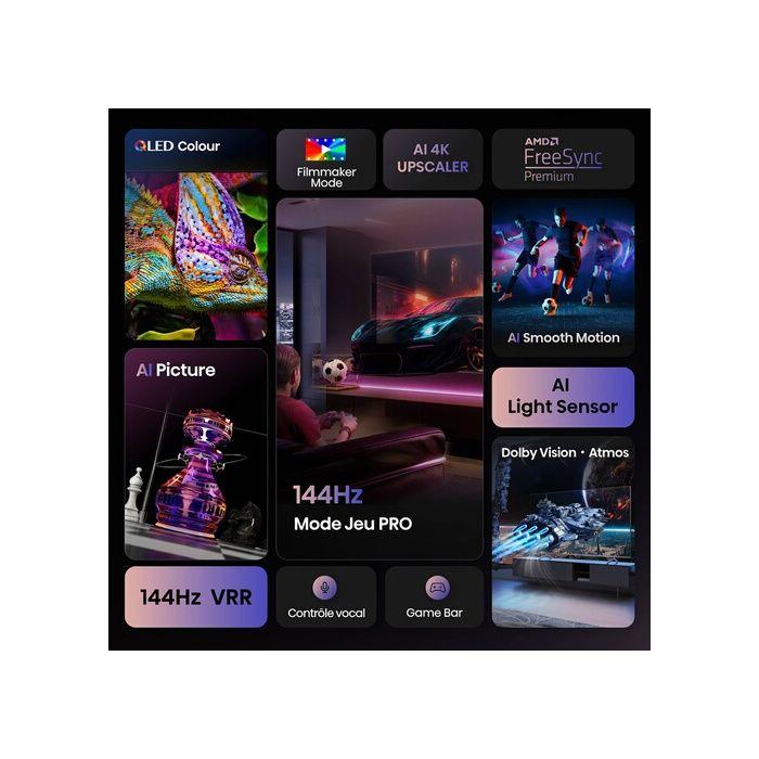 QLED televize - HISENSE - 100E7Q Pro - 4K UHD - 253 cm - Chytrá televize - Dolby Atmos