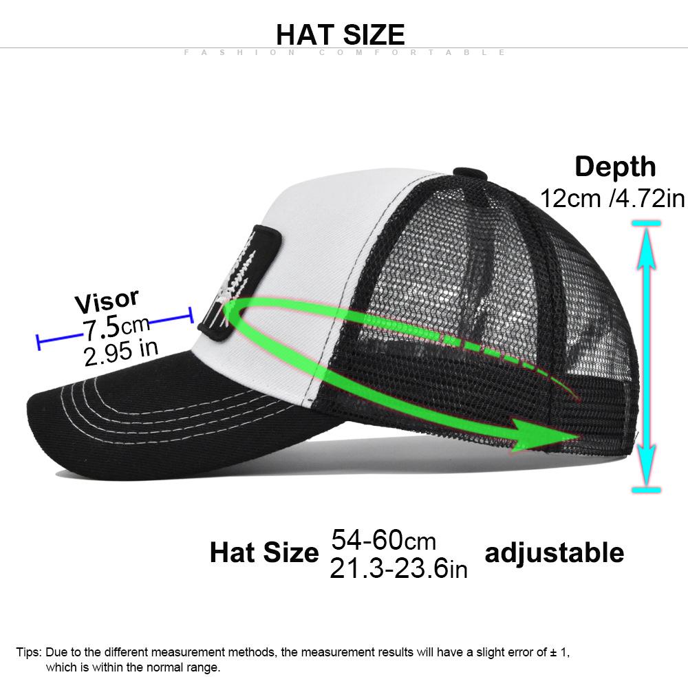 Spring Summer High Quality Mesh Baseball Cap For Unisex Adjustable Cotton Fashion Hip Hop Streetwear Outdoor Sports Hat Snapback