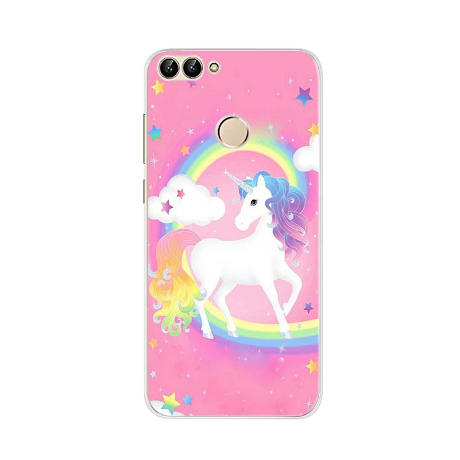 For Huawei P Smart Case TPU Soft Silicon Lavender Flower Back Cover Phone Case For Huawei P Smart 2018 FIG-LX1 PSmart Case 5.65"