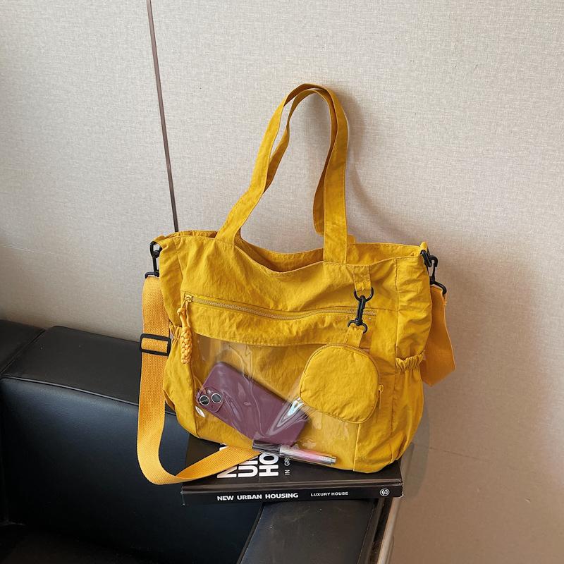 Sac fourre-tout décontracté pour femmes2026Nouveau sac à bandoulière élégant et polyvalent, sac fourre-tout de grande capacité, adapté aux cours et aux trajets domicile-travail, c
