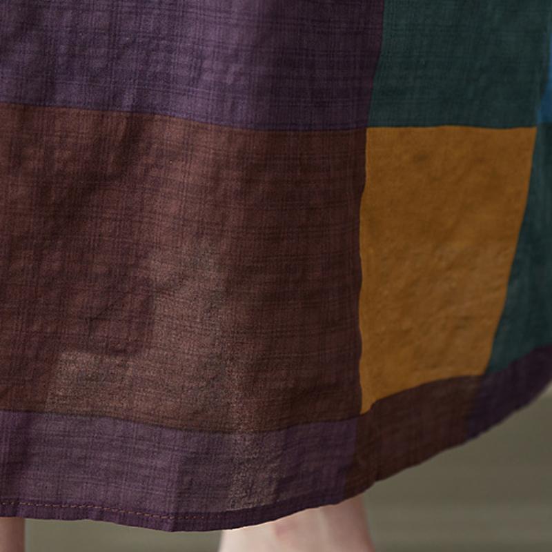 Новое летнее свободное тонкое платье большого размера с литературным принтом ручной работы — фото 11