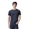 Anta Running Series Solid Color Logo Round Neck Short Sleeve T-Shirt Men Tops Black 152325114-4