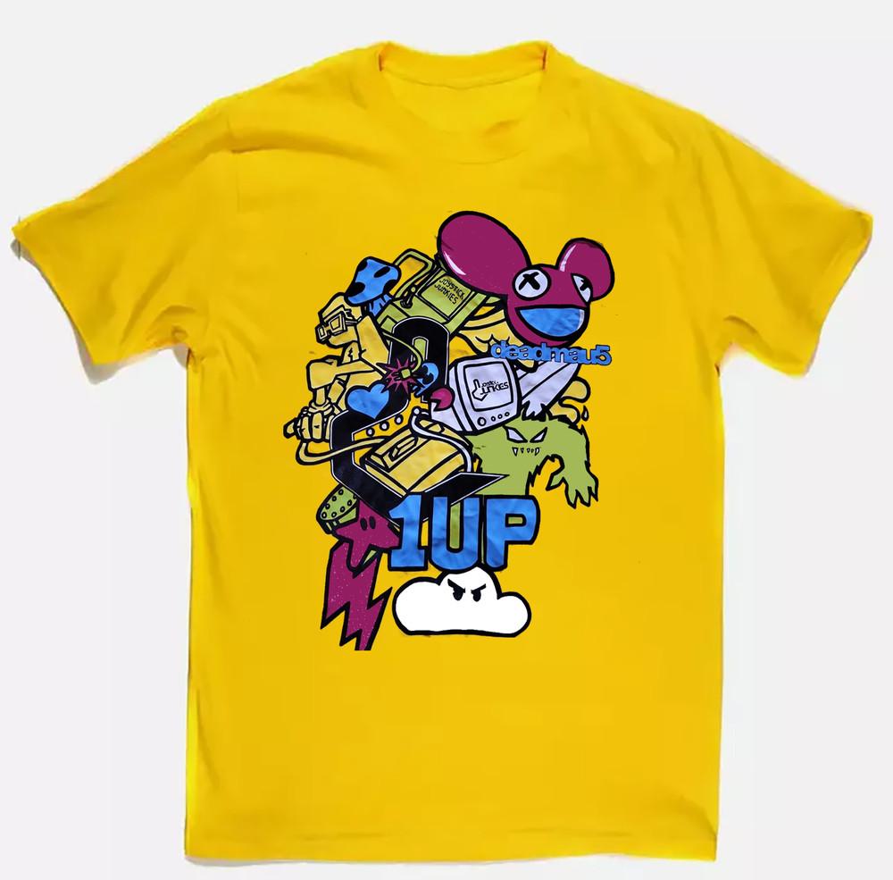 

NEW Deadmau5 Collection Gift For Fan S to 5XL Yellow Tshirt Unisex T-Shirt M