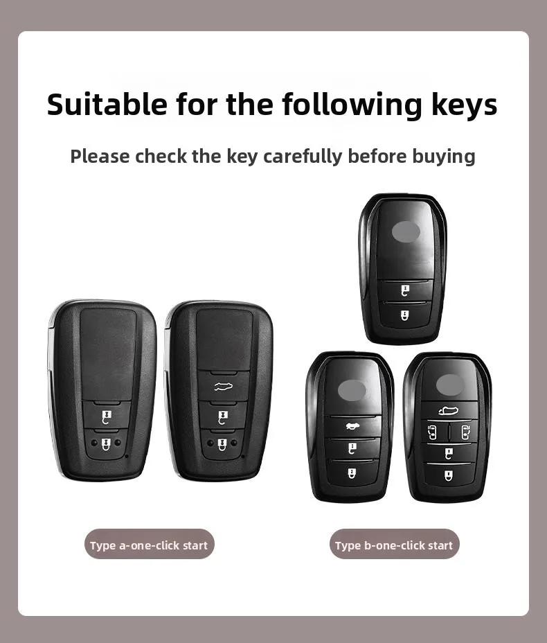zfjpu3 Suitable for the 2024 new Crown Land release keycase 12/13/14/16 generation Toyota Crown car exclusive premium shell buckle