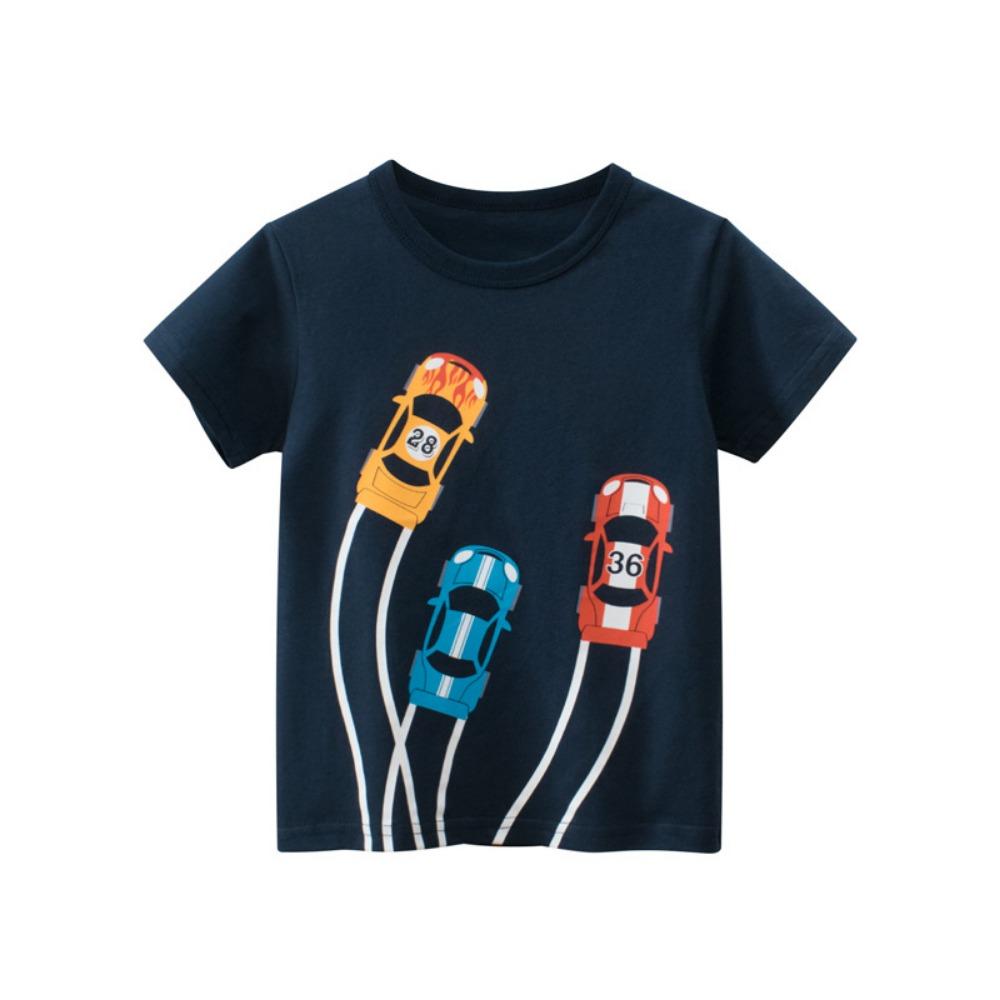 Children's short-sleeved T-shirts, children's clothing, T-shirts, cartoon tops