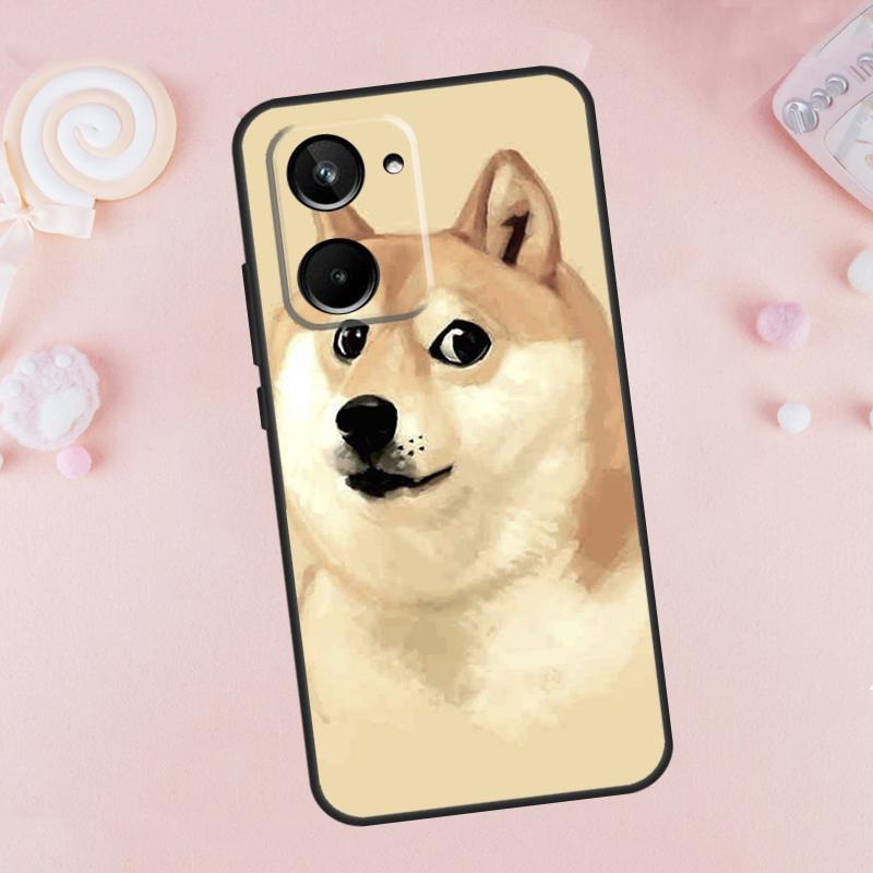 DOGE MEME Shiba Inu Hund Für Realme 12 11 10 9 Pro Plus C67 C55 C53 C35 C33 C30 C25s C21Y C15 GT Neo5 GT3 GT5 Hülle