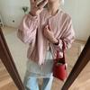 Petite Women's Loose Fit Round Neck Baseball Jacket - 2025 Spring/Autumn Collection