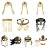 Golden Vintage Cosplay Headdress Snakes Headwear for Girls Halloween Hair Hoop Cosplay Egyptian Snake Hair Hoop