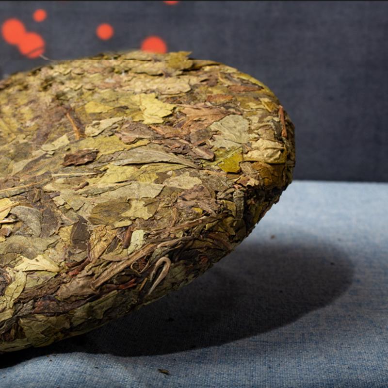 357g Hundred Ancient Tree Puerh Raw Tea Cake Yunnan Collection Pu-erh Green Tea