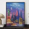 Diamond Painting Kit for Adults DIY New York Sparkling Art Canvas for Relaxing Craft Home Wall Decor and Creative Handmade Gift Idea