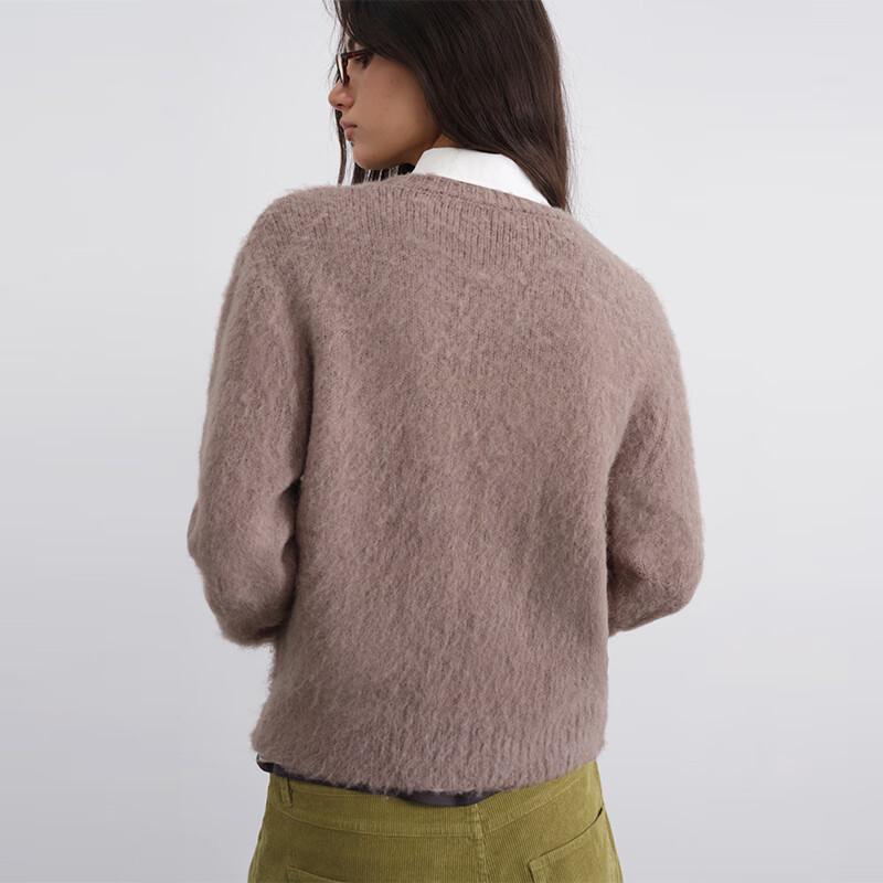 ZIELONY PASEK Sweter pulowerowy z luźnej dzianiny Urban Traveler