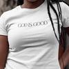 God is Good Cotton Tee: Inspirational Faith-Based T-Shirt and kids tshirt