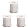 Feb.3 Roll 200Feet/61Meter White Candle Wick Cotton Candle Woven Wick For DIY Candle Making Material Smokeless Wax Core