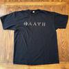 DAATH Band T Shirt Size XL Metal Black Anvil Vintage Washed Designer Clothes Homme Fashion Versatile Breathable Slightly