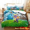Set Biancheria da Letto Spyro Reignited Trilogy Copripiumino Lenzuolo Set Letto Stampato Federa Letto Matrimoniale Queen King Size Piumone Camera da Letto