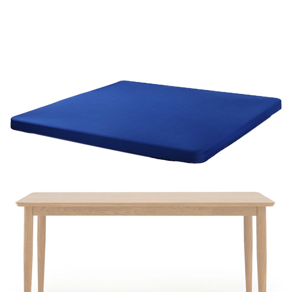 Square Table Cloth Square Fitted Table Cover Stretch Desk Topper 34x34 Inch Stretchable Cocktail Tablecloth For Camping Outdoor