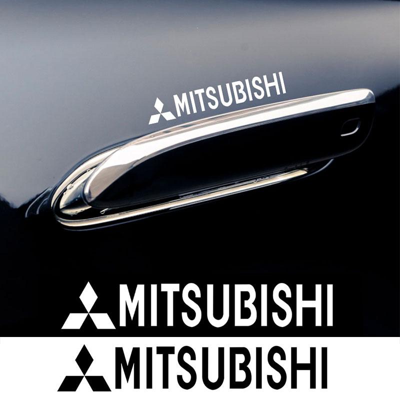 4pcs PVC Car Body Sticker Decal Auto Accessories For Mitsubishi Space Star Eclipse Cross ASX Xl Lancer 9 Xpander Ralliart Colt MK3