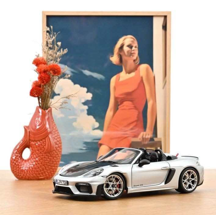 

Norev Scale Porsche 718 Spyder RS 2023 Weissach Package GT Silver Metallic 1/18 (Finished Product)
