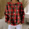 Women's Casual Shirts Long Sleeve Tops Button Up V Neck Loose Knit Fall Favorites For Women